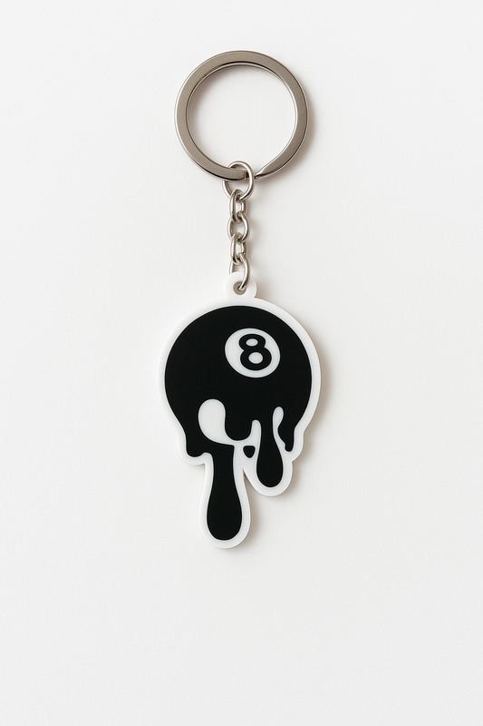 Melting 8-Ball Keychain | I've Been Working Official