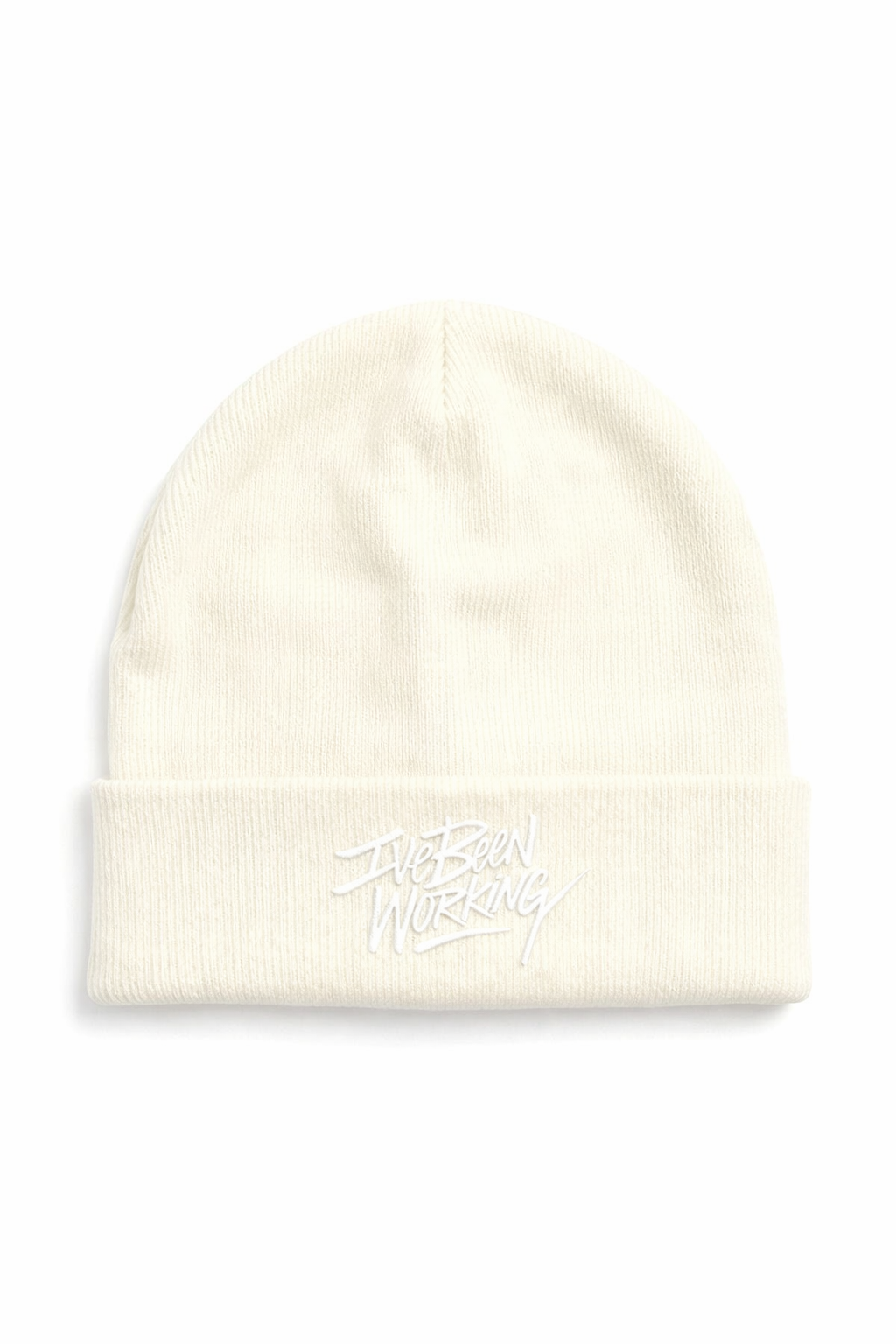 IBW “Overtime” Beanie -Cream